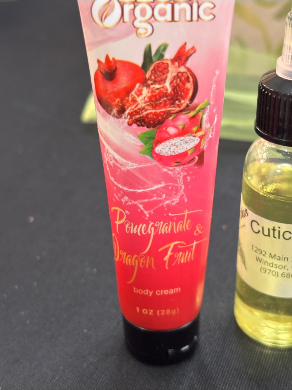 Pomegranate & Dragon Fruit Body Cream with Cuticle Oil - Pink & Yellow Duo - Picture 11 of 13
